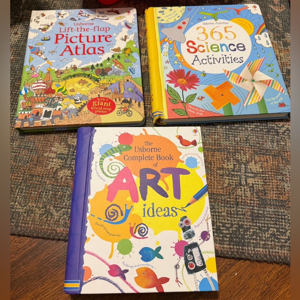 NEW: Usborne Children's Hardcover Book Set 3 total
